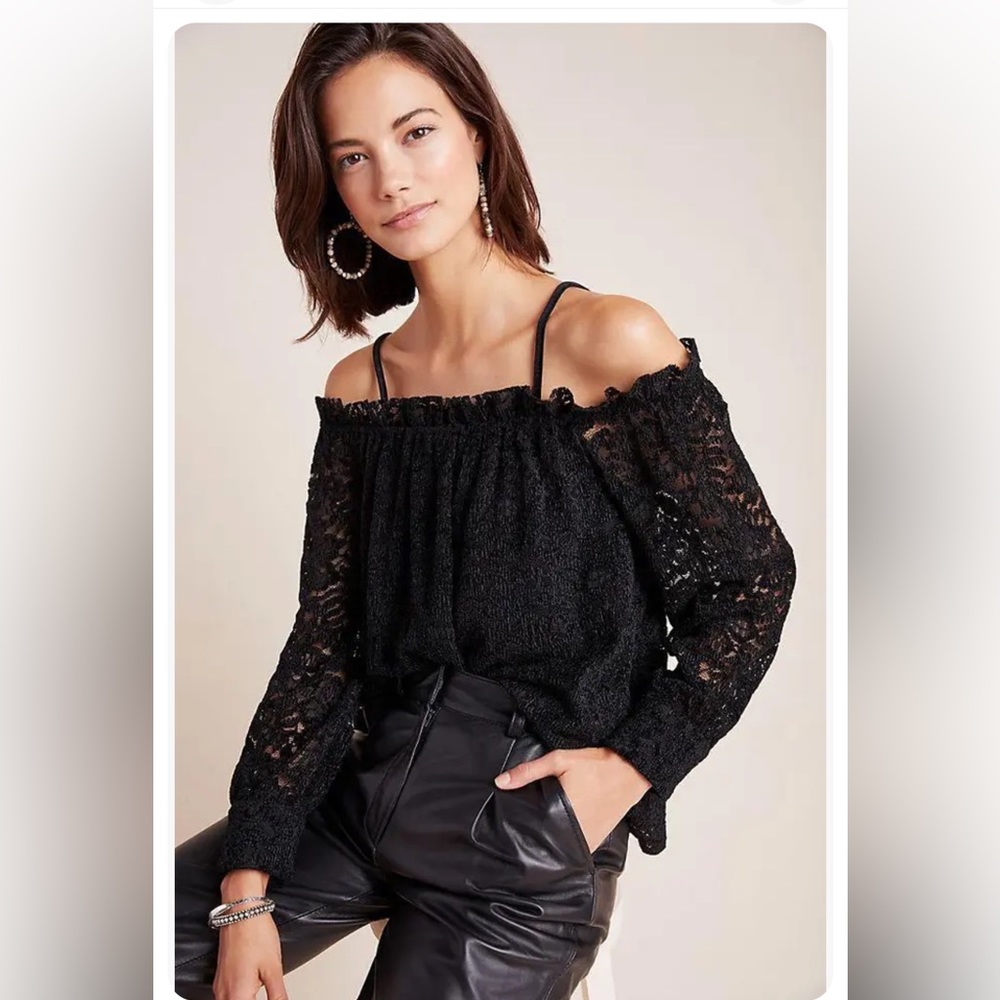 NWT Anthropologie Lace Top Eri + Ali